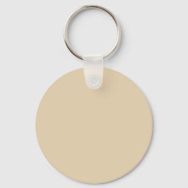 Desert Sand E6D1B0 Kleur - Optie om naam toe te vo Sleutelhanger