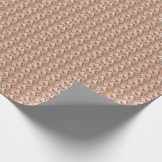 Desert Sand Floral Cadeaupapier (Hoek)