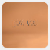 Desert Sand Love Sticker (Voorkant)