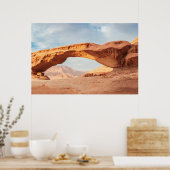 Desert Sand Stone Wadi Rum Jordan Poster (Keuken)