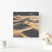 Desert Sands Wall Clock Vierkante Klok (Huis)