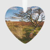 Desert Savannah Dated Photo Custom Ornament (voorkant)