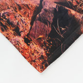 Desert Scene Fleece Deken (Hoek)