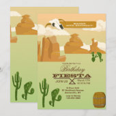 Desert Scene Invitation Kaart (Voorkant / Achterkant)