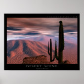 Desert Scene Poster (Voorkant)