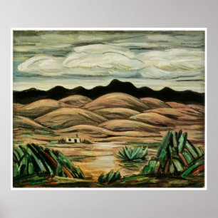 Desert Scene van Marsden Hartley 1911 Poster