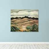 Desert Scene van Marsden Hartley,  Kunst Canvas Afdruk (Insitu (Houten vloer))
