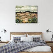Desert Scene van Marsden Hartley,  Kunst Canvas Afdruk (Insitu (Slaapkamer))