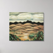 Desert Scene van Marsden Hartley, Kunst Canvas Afdruk (Voorkant)
