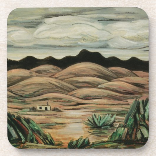 Desert Scene van Marsden Hartley,  Kunst Onderzetter (Voorkant)