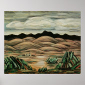 Desert Scene van Marsden Hartley,  Kunst Poster (Voorkant)