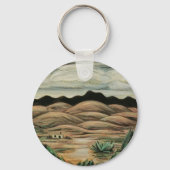 Desert Scene van Marsden Hartley, Kunst Sleutelhanger (Voorkant)