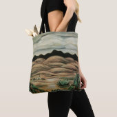 Desert Scene van Marsden Hartley,  Kunst Tote Bag (Dichtbij)