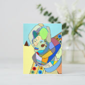 "Desert Scene" van Ruchell Alexander Briefkaart (Staand voorkant)