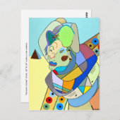 "Desert Scene" van Ruchell Alexander Briefkaart (Voorkant / Achterkant)