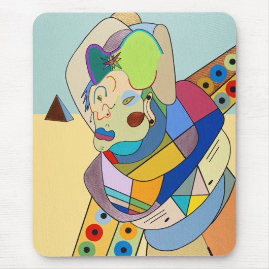 "Desert Scene" van Ruchell Alexander Muismat (Voorkant)