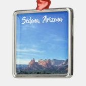 Desert Sedona Arizona Custom Metalen Ornament (Links)
