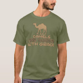 Desert Shelter Camel Scout Design T-shirt (Voorkant)