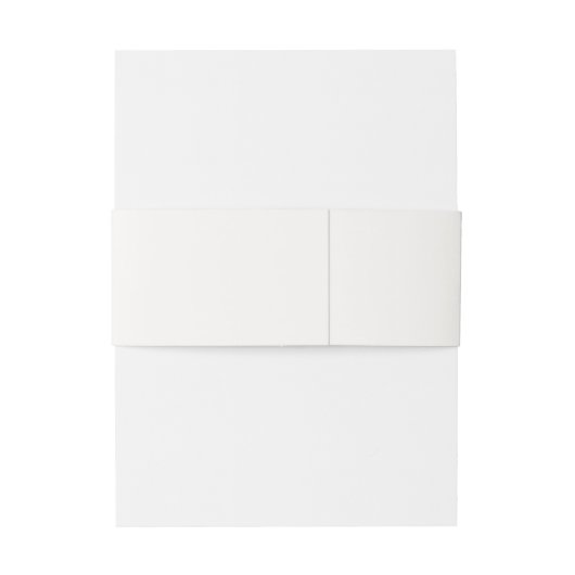 Desert Sienna Minimalist Wedding Uitnodigingen Wikkel (Achterkant Voorbeeld)