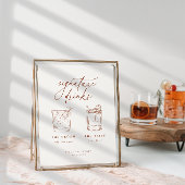 Desert Sienna Signature Drinken Poster