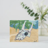 Desert Skull Briefkaart (Staand voorkant)