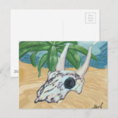 Desert Skull Briefkaart (Voorkant / Achterkant)