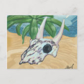 Desert Skull Briefkaart (Voorkant)