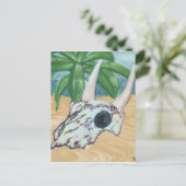 Desert Skull Briefkaart (Staand voorkant)