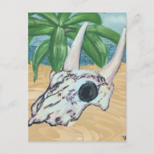 Desert Skull Briefkaart (Voorkant)