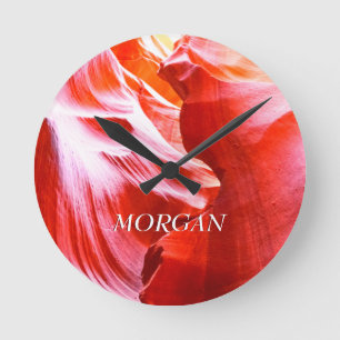 Desert Slot Canyon of Uw Foto, Witte Naam, Vs 2 Ronde Klok