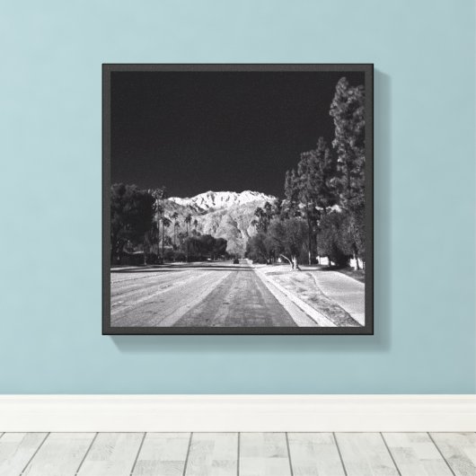 Desert Snow-Rancho Mirage, CA van Tom Masters Canvas Afdruk (Insitu (Houten vloer))