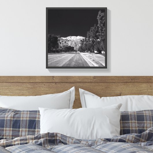 Desert Snow-Rancho Mirage, CA van Tom Masters Canvas Afdruk (Insitu (Slaapkamer))