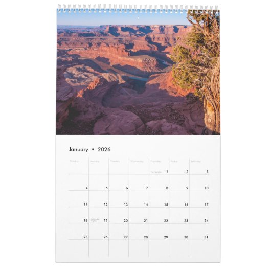 Desert Southwest 2017 Kalender (Jan 2026)