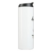 Desert Southwest Cactus Arizona Black Typography T Thermosbeker (Gedraaid links)