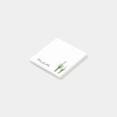Desert Southwest Cactus Elegant Script Post-it® Notes (Schuin)