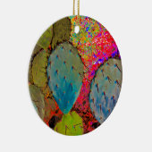 Desert Southwest Cactus Kerstmis Keramisch Ornament (Rechts)