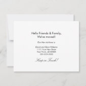 Desert Southwest Cactus New Home Moving Aankondiging (Achterkant)