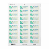 Desert Southwest Cactus Return Address Labels (Full Sheet)