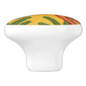 Desert Southwest Folk Art Arizona Keramische Knop (Zijkant)