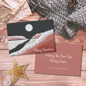 Desert Southwest Folk Art Kerstmis Feestdagenkaart