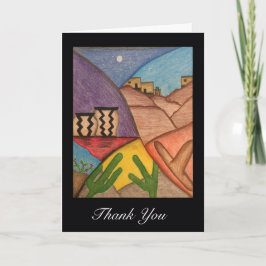 Desert Southwest Hartelijk dank Wenskaart Bedankkaart