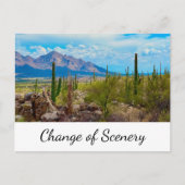 Desert Southwest New Home Elegant Moving Aankondigingskaart (Voorkant)