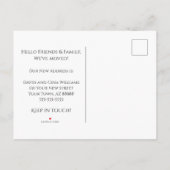 Desert Southwest New Home Elegant Moving Aankondigingskaart (Achterkant)