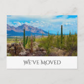 Desert Southwest New Home Elegant Moving Aankondigingskaart (Voorkant)