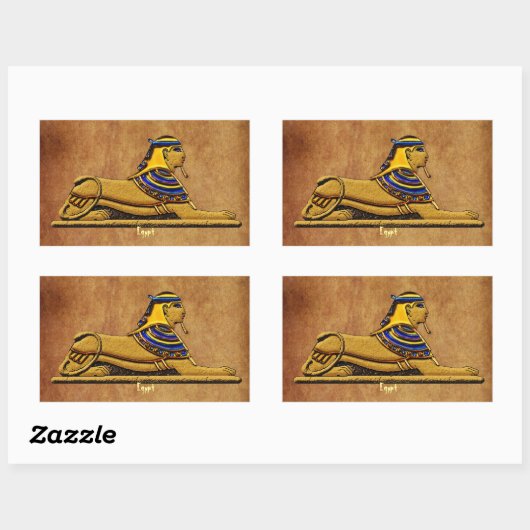 Desert Sphinx Ancient Egypt Stickers (Vel)