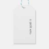 Desert Spirit, Roadrunner in aquarel op maat Cadeaulabel (Achterkant)