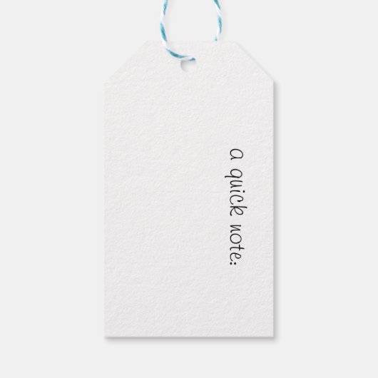 Desert Spirit, Roadrunner in aquarel op maat Cadeaulabel (Achterkant)