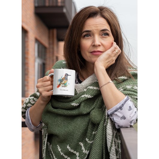 Desert Spirit, Roadrunner in Waterverf, op maat Koffiemok