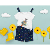 Desert Spirit, Roadrunner in Waterverf, op maat Romper