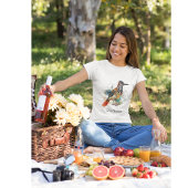 Desert Spirit, Roadrunner in Waterverf, op maat T-shirt